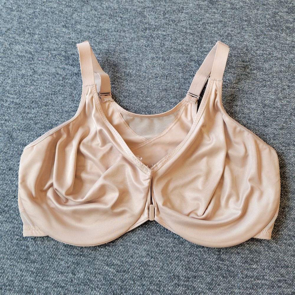 Glamorise MagicLift Front Close Posture Back Bra 9265 Cafe 36H US